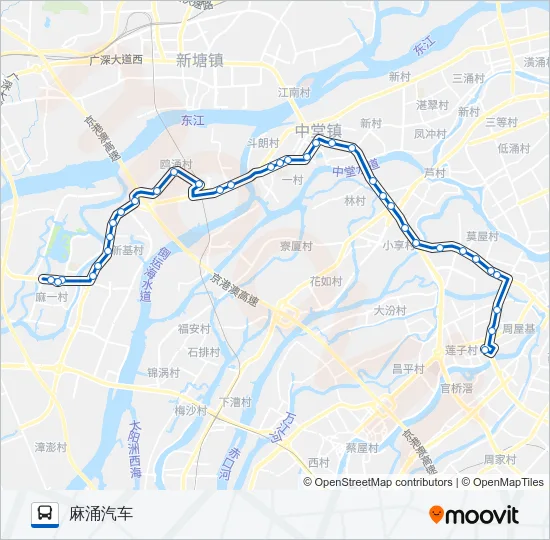 64路 Bus Line Map