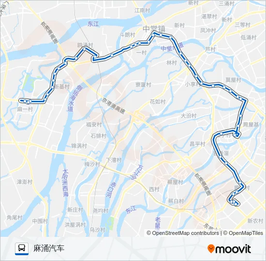 公交67路的线路图