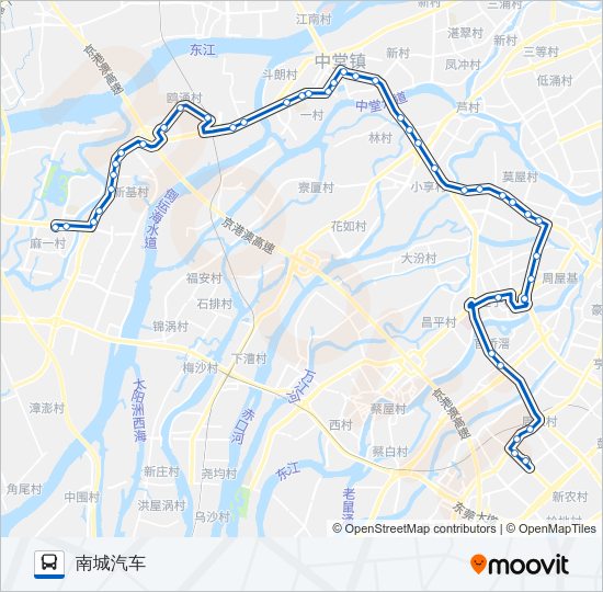 公交67路的线路图