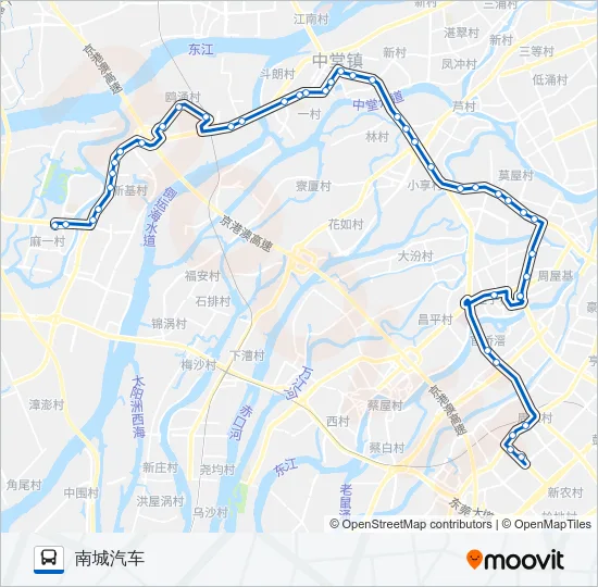 67路 Bus Line Map