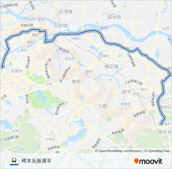 75路 Bus Line Map