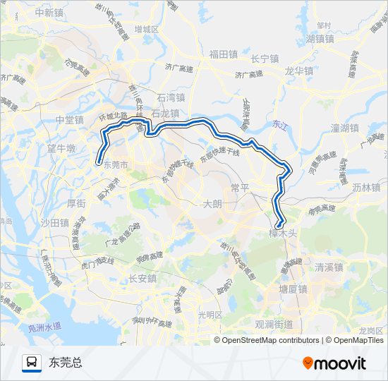 公交75路的线路图