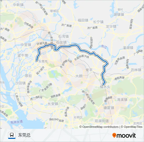 75路 Bus Line Map