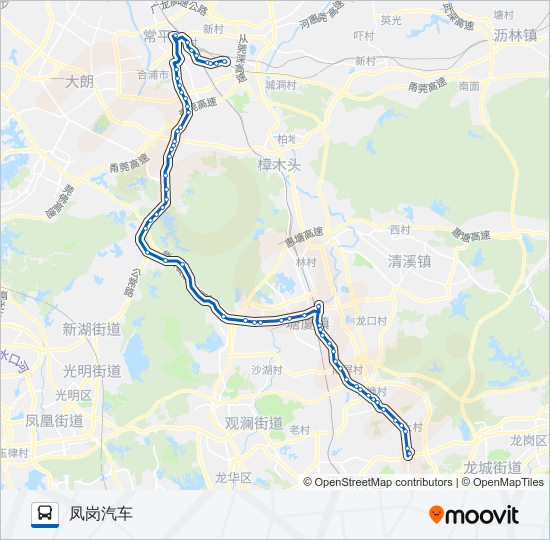 公交82路的线路图