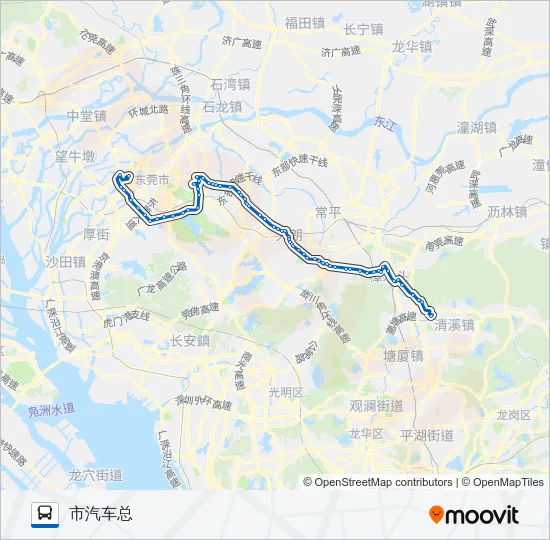 85路 Bus Line Map