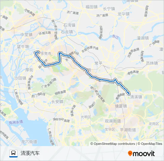 85路 Bus Line Map