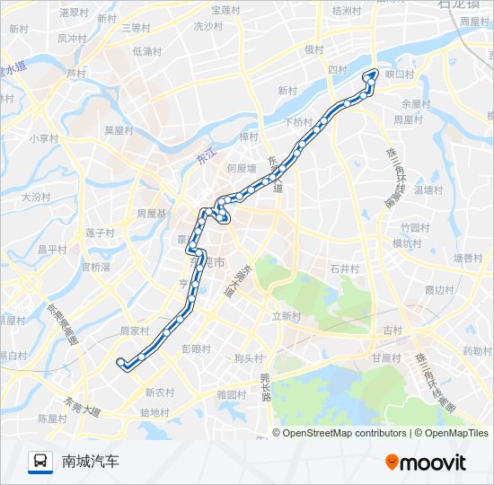 公交C3路的线路图