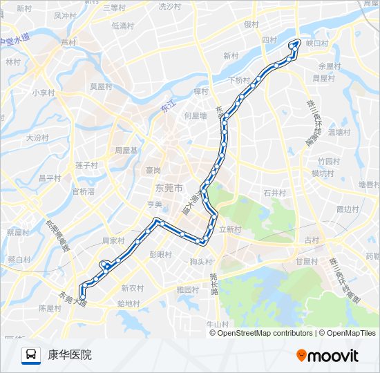 K4路 bus Line Map