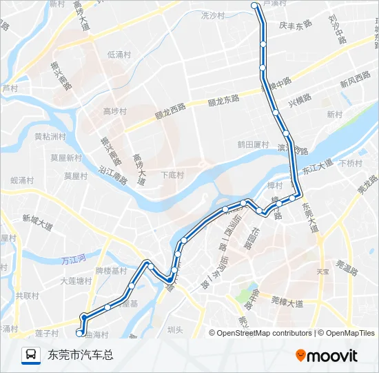 K5路 Bus Line Map