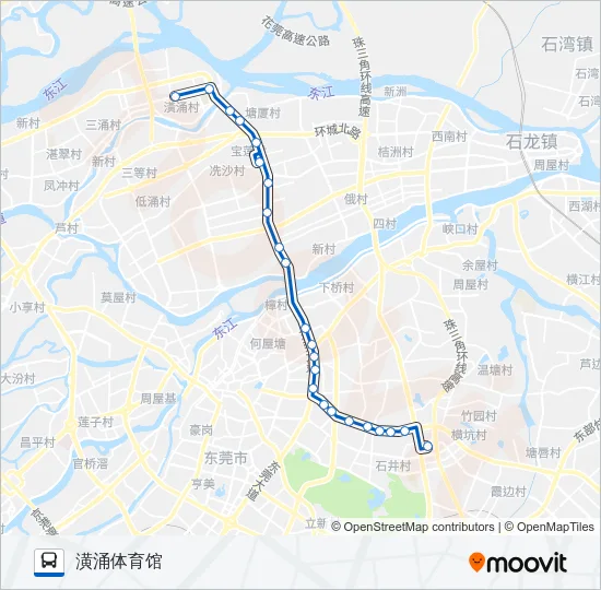 K6路 Bus Line Map