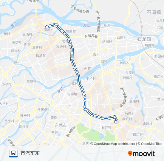 K6路 Bus Line Map
