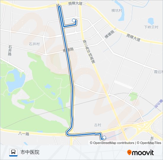 公交K9路的线路图