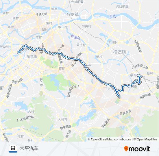 公交L3路的线路图