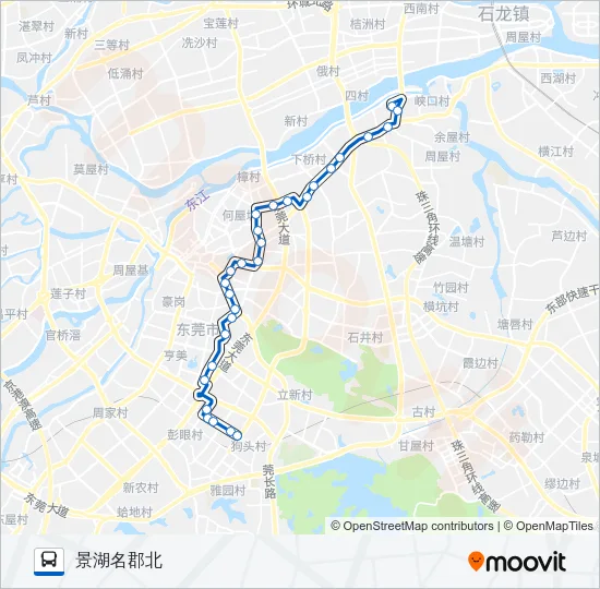 X9路 Bus Line Map