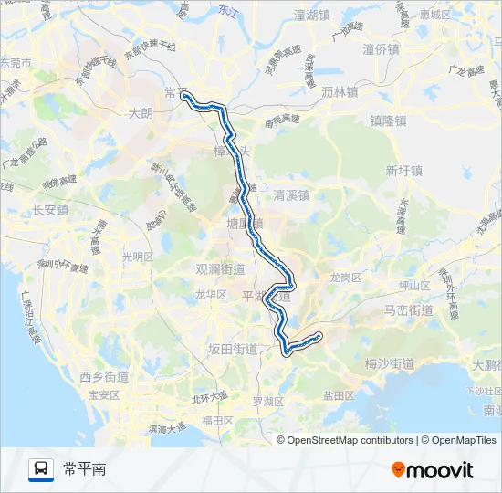 长5路 Bus Line Map