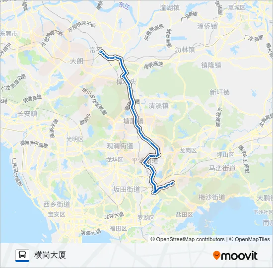 公交长5路的线路图