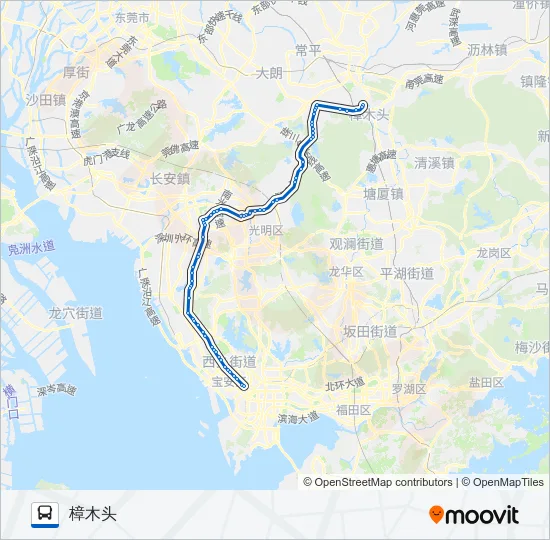 长7路 Bus Line Map