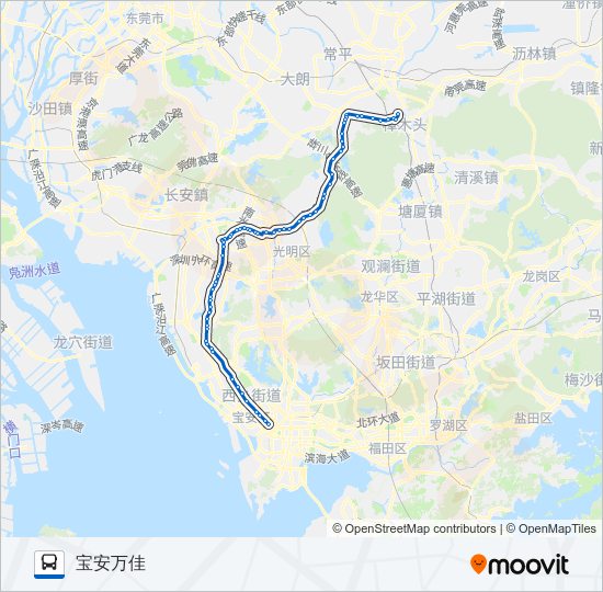 长7路 bus Line Map
