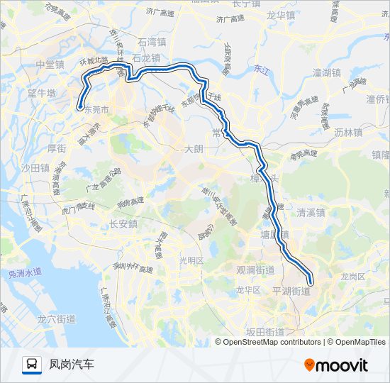 公交101路的线路图