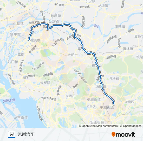 101路 Bus Line Map