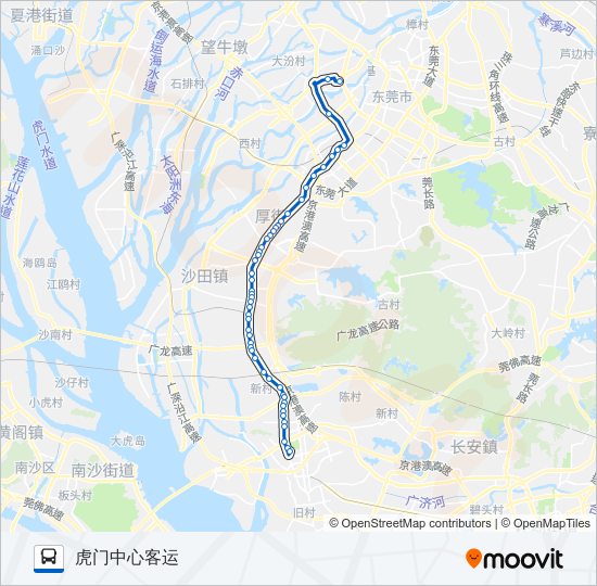 公交107路的线路图