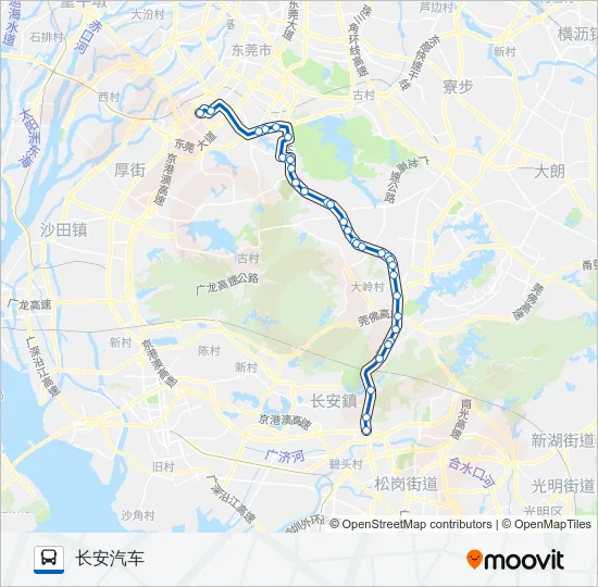 131路 Bus Line Map