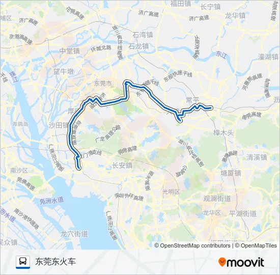 201路 Bus Line Map