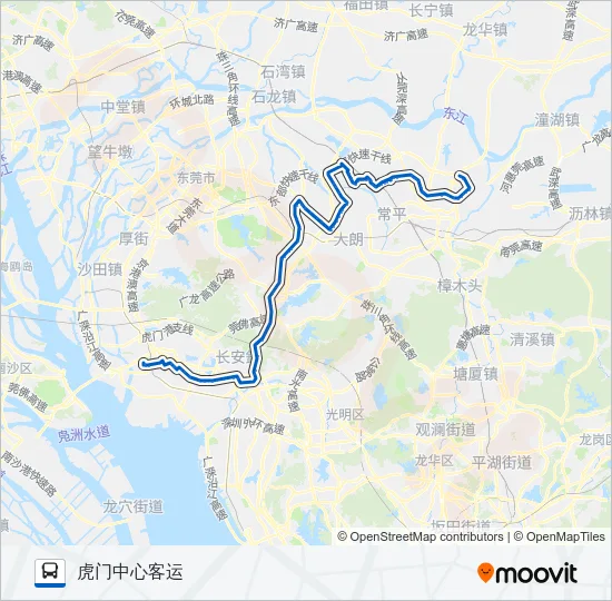 202路 Bus Line Map