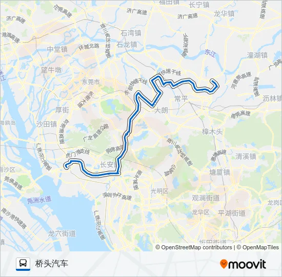 202路 Bus Line Map