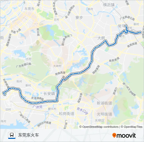 208路 Bus Line Map