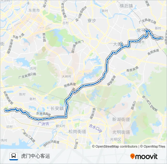 208路 Bus Line Map