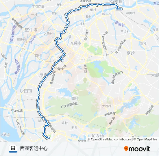 219路 Bus Line Map