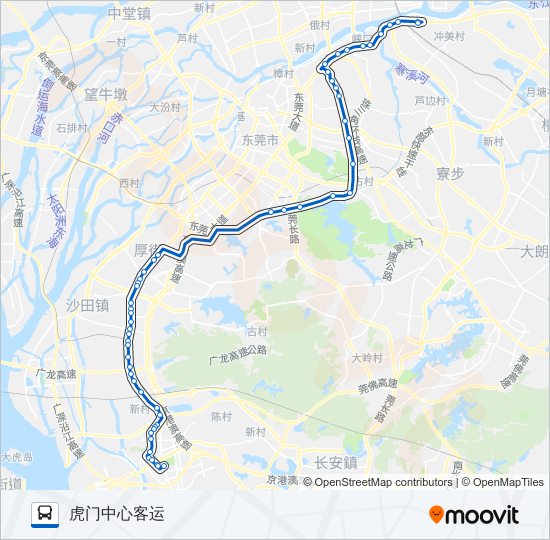 222路 bus Line Map