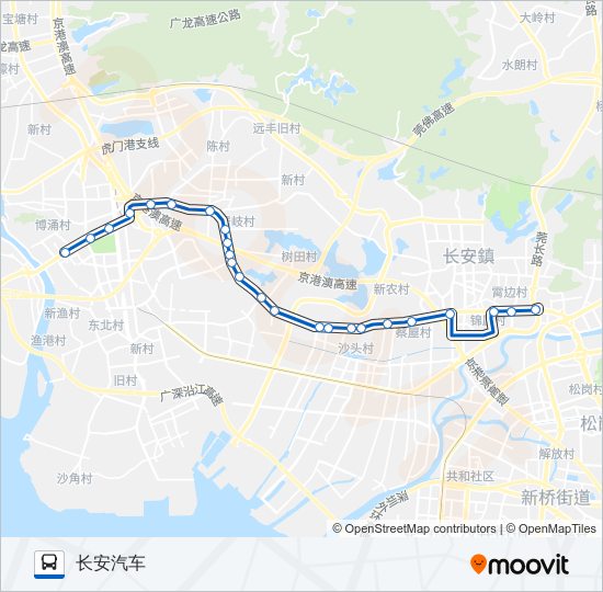 公交313路的线路图