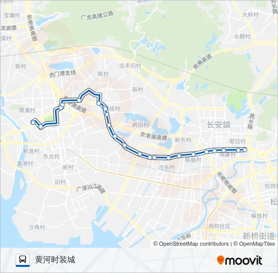 313路 Bus Line Map