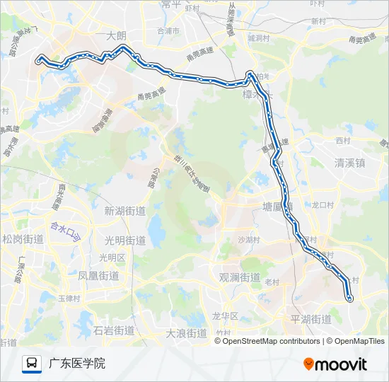 327路 Bus Line Map