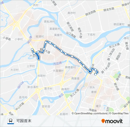 45A路 Bus Line Map