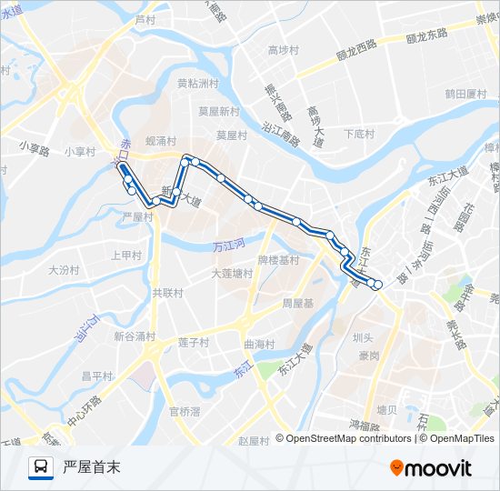 45A路 bus Line Map