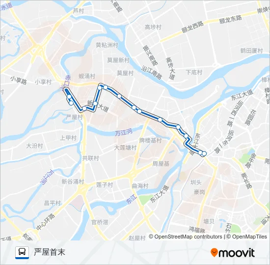 45A路 Bus Line Map
