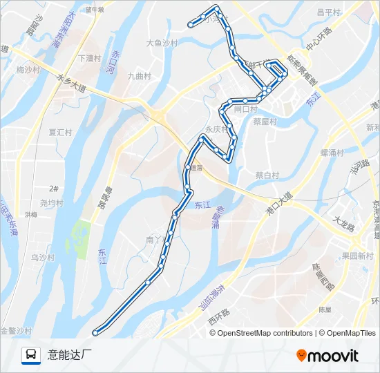 603路 Bus Line Map