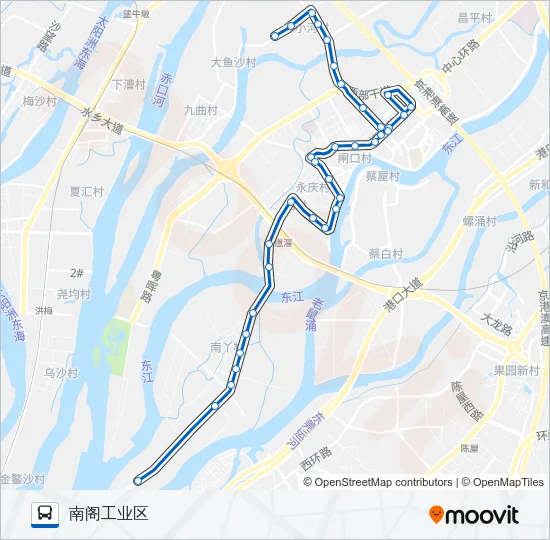 603路 Bus Line Map