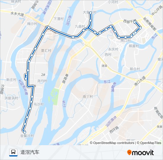 606路 bus Line Map