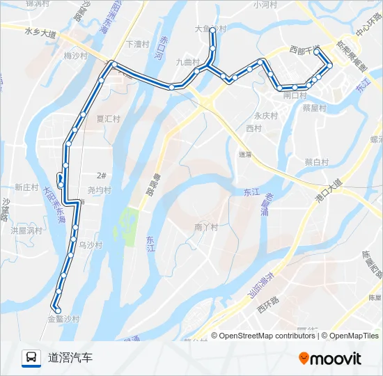 606路 Bus Line Map