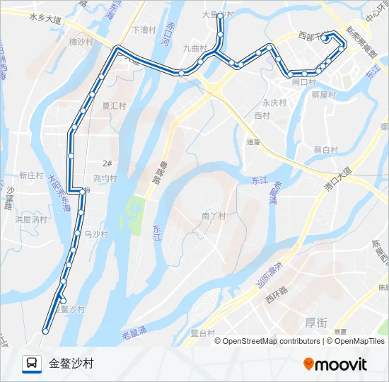 606路 Bus Line Map