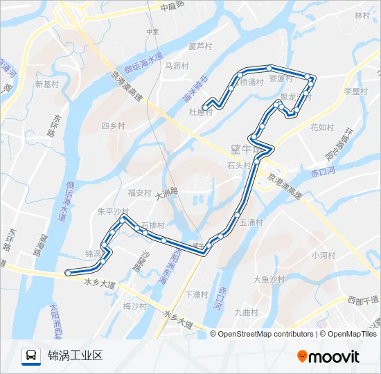 607路 Bus Line Map