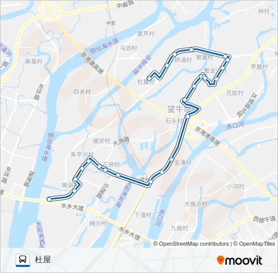 607路 Bus Line Map