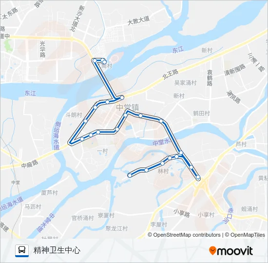 609路 Bus Line Map