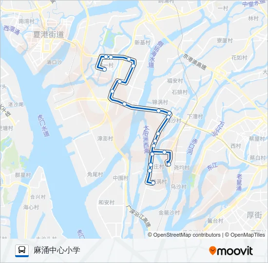 613路 Bus Line Map
