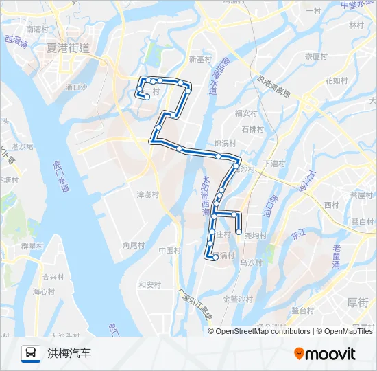 613路 Bus Line Map