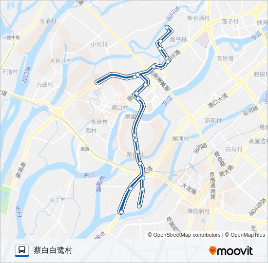 620路 bus Line Map